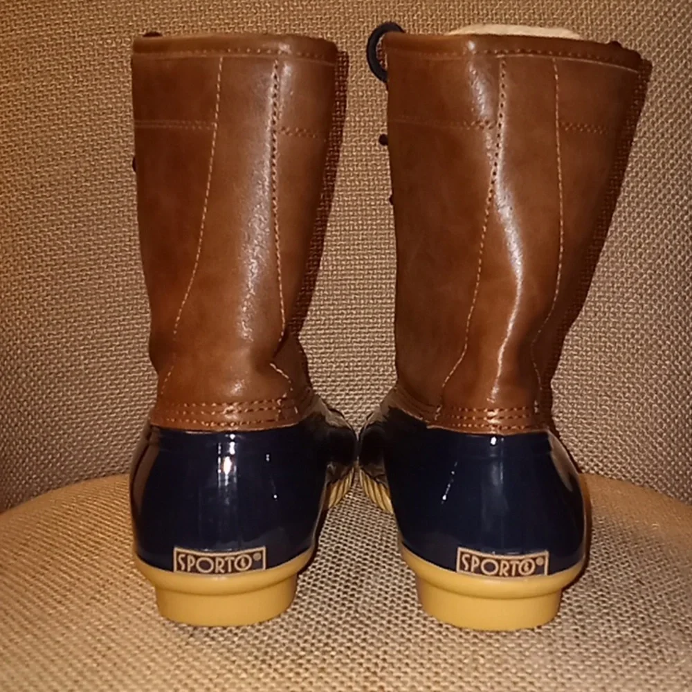 Sporto Original Duck Rain Boots Dakota Women’s Size 9M